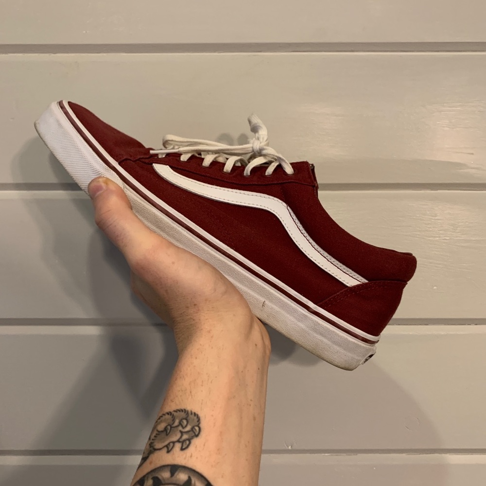 Maroon Old Skool Vans